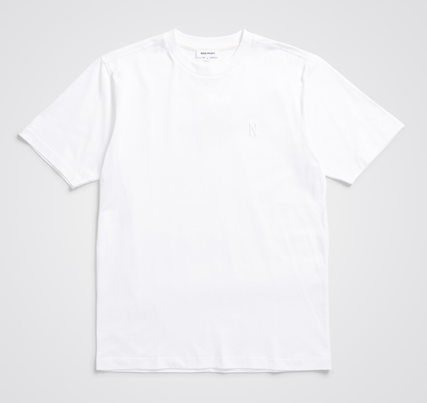 Norse Projects  Johannes Organic N Logo T-shirt White