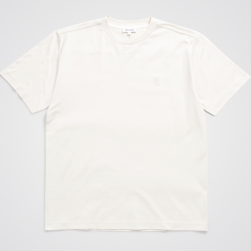 Norse Projects  Johannes Organic N Logo T-shirt Lucid White