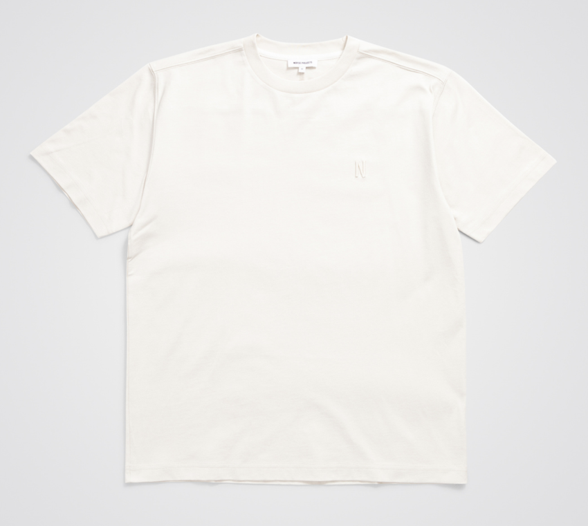 Norse Projects  Johannes Organic N Logo T-shirt Lucid White