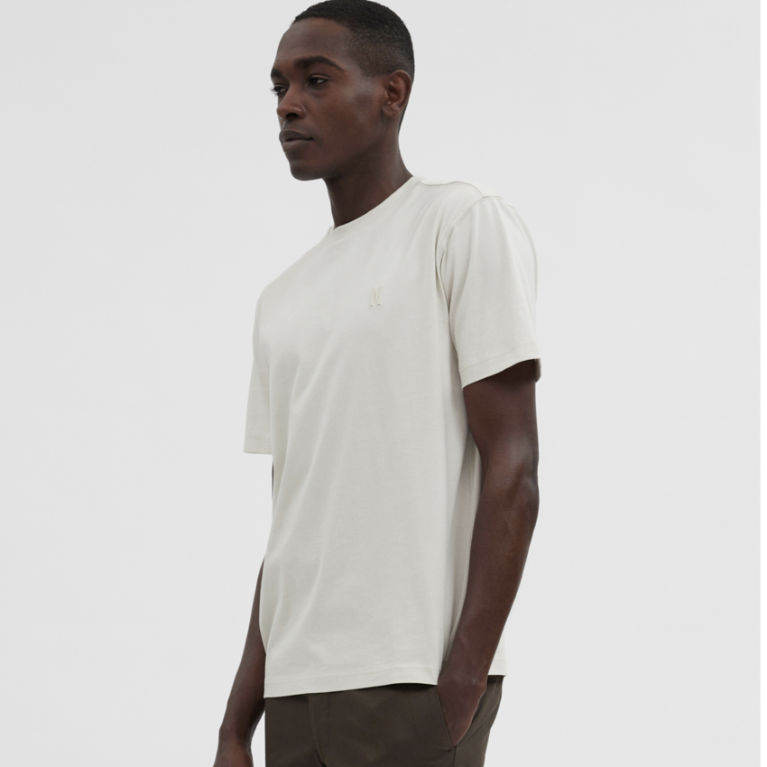 Norse Projects  Johannes Organic N Logo T-shirt Lucid White
