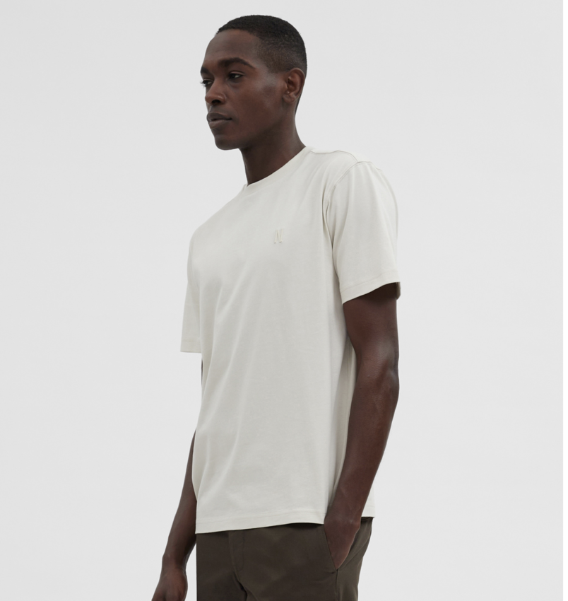 Norse Projects  Johannes Organic N Logo T-shirt Lucid White