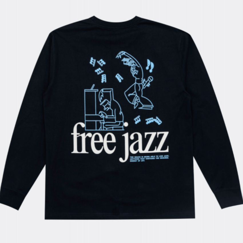 LS Jazz Tee Dark Navy