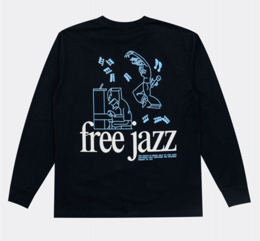 LS Jazz Tee Dark Navy