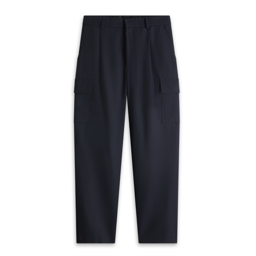 Drôle de Monsieur Cargo Pants Wool Navy