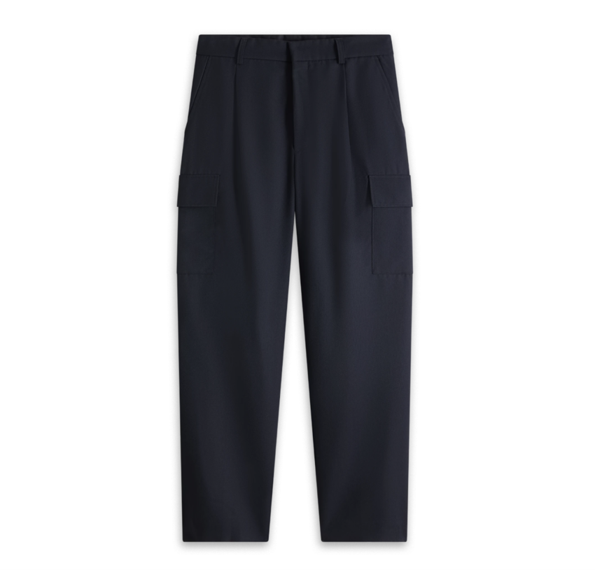 Drôle de Monsieur Cargo Pants Wool Navy