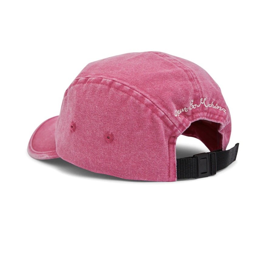 Deus Ex Machina Leisure 5 Panel Cap Raspberry