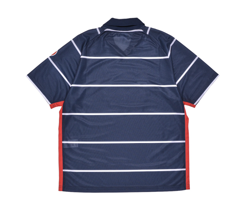 POP Trading Company Striped Sportif Tee Navy