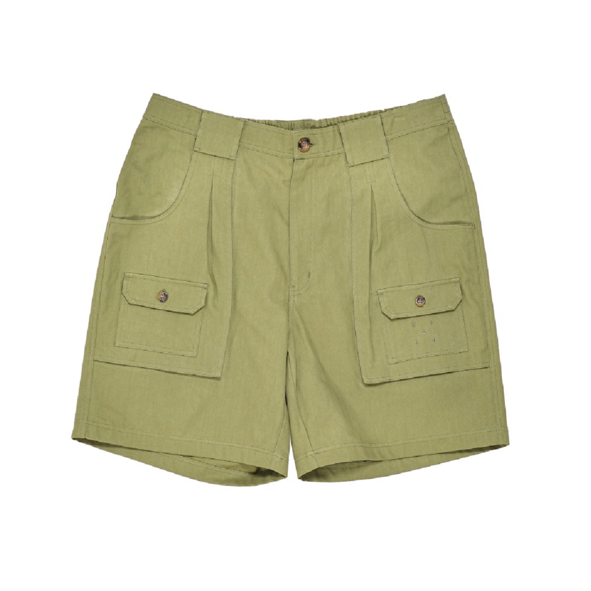 POP Trading Company Pocket Short Loden Green