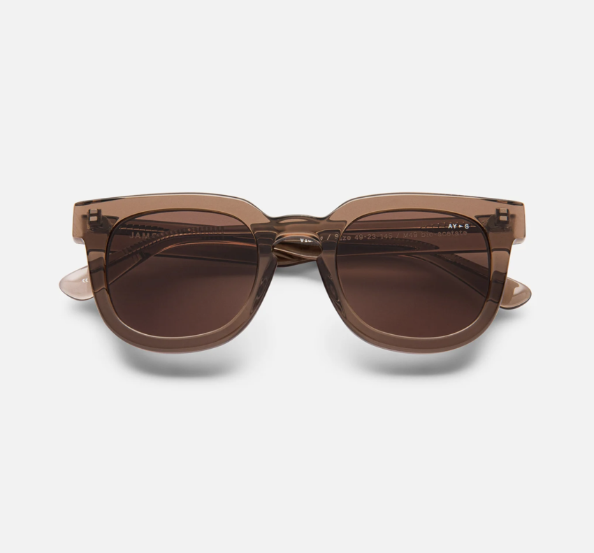 James Ay Vision Transparant Coffee Brown