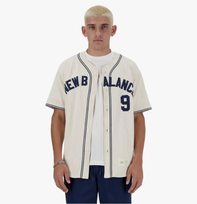 New Balance Greatest Hits Baseball Jersey Ecru