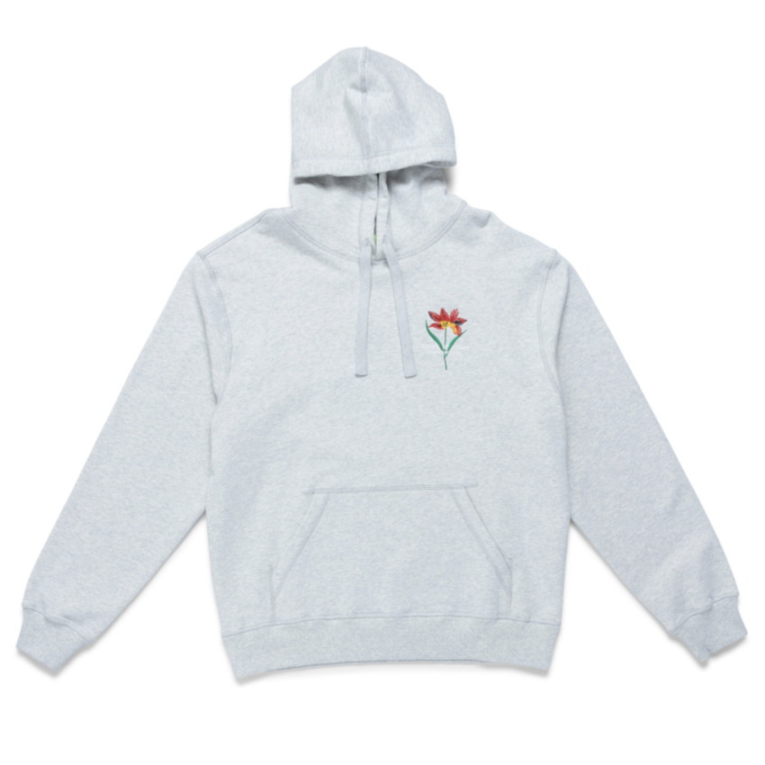 New Amsterdam Surf Association  Tulip Hoodie Ash Grey