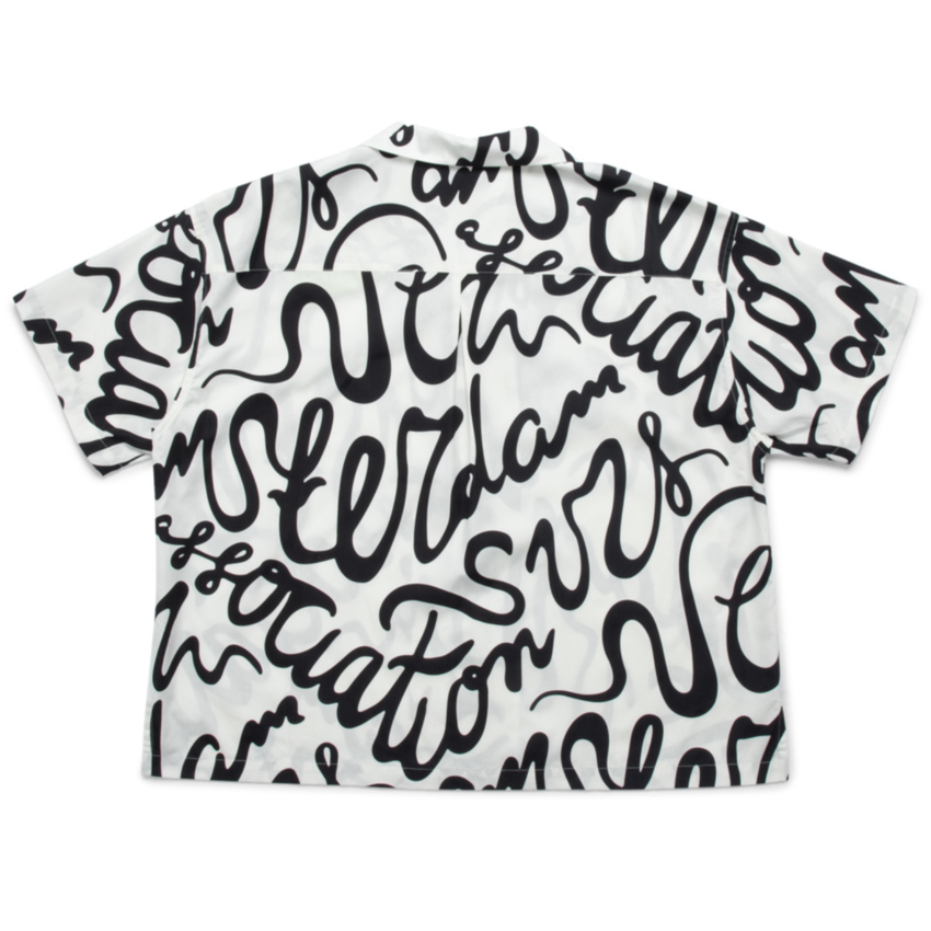 New Amsterdam Surf Association  Wijk Shirt Tulip Black/White