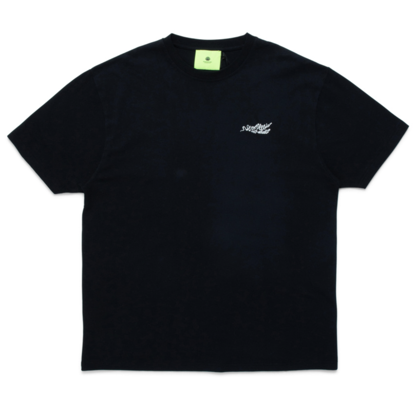 New Amsterdam Surf Association  Shark Tee Black