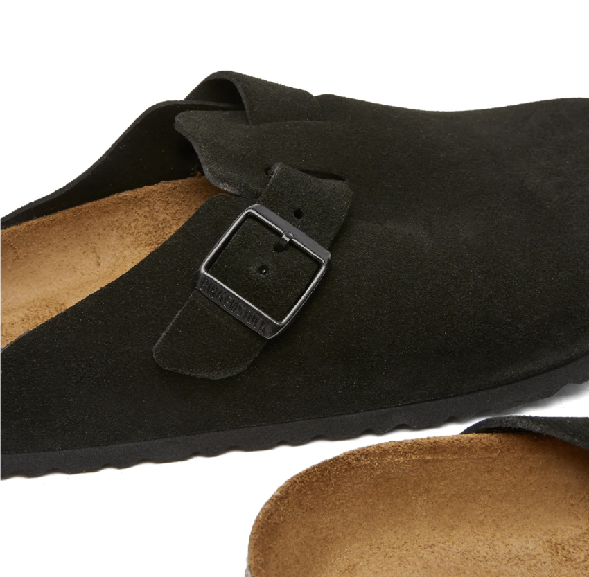 Birkenstock Boston Suede Black