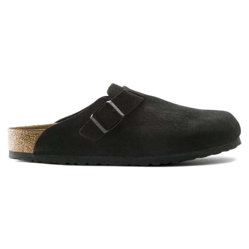 Birkenstock Boston Suede Black