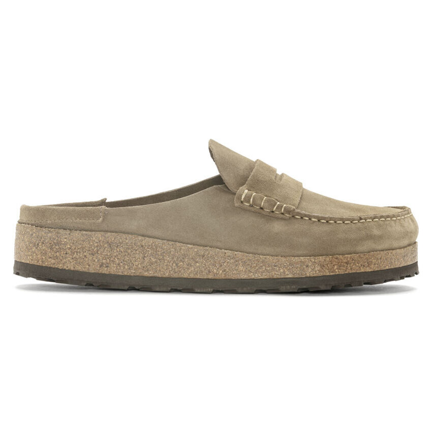 Birkenstock Naples Suede Leather Taupe