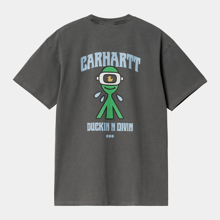 Carhartt WIP S/S Duckin' T-Shirt Black Garment Dyed