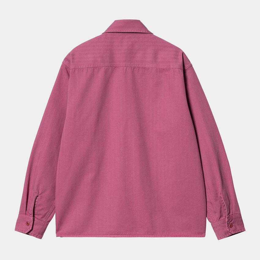 Carhartt WIP Rainer Shirt Jac Magenta Garment Dyed