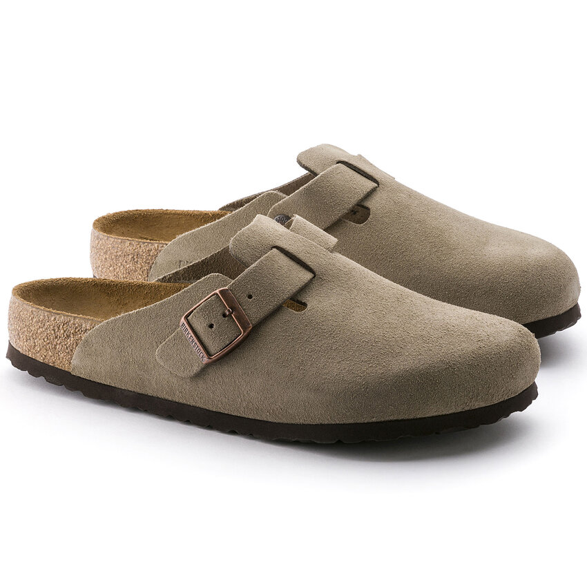 Birkenstock Boston Suede Taupe