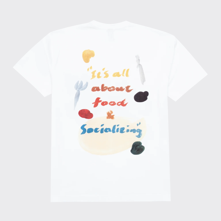 Reception Clothing SS Food Tee White