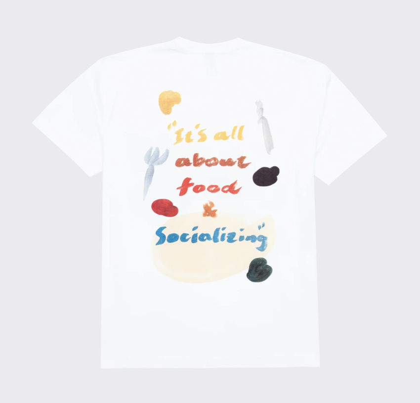 SS Food Tee White