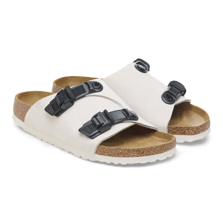 Birkenstock Zürich Tech Suede Antique White