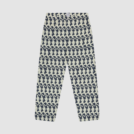 ARTE Antwerp Jones Allover Pants Navy/Cream