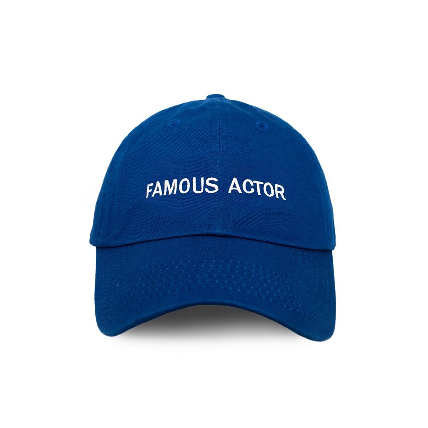 HOHO.CO.CO Dad Cap Famous Actor Cobalt