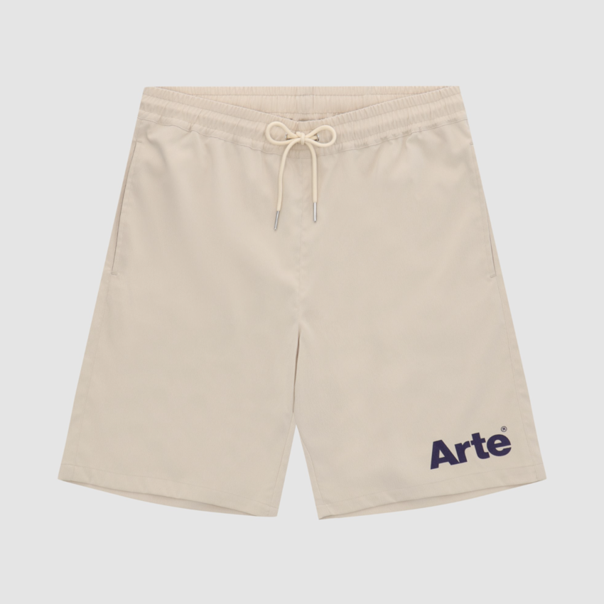 ARTE Antwerp Samuel Logo Shorts Cream