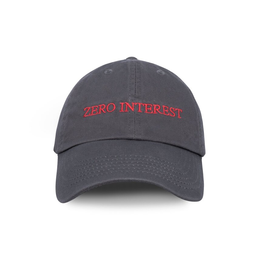 HOHO.CO.CO Dad Cap Zero Interest Grey