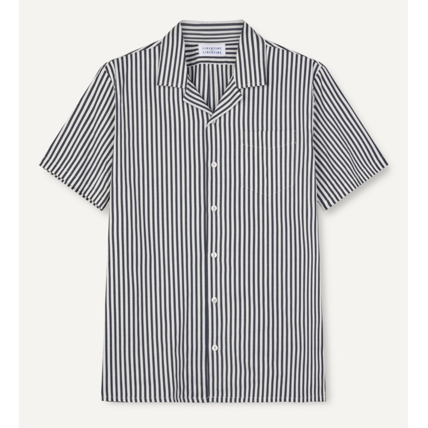 Libertine Libertine Cave Shirt 2368 Dark Navy Stripe