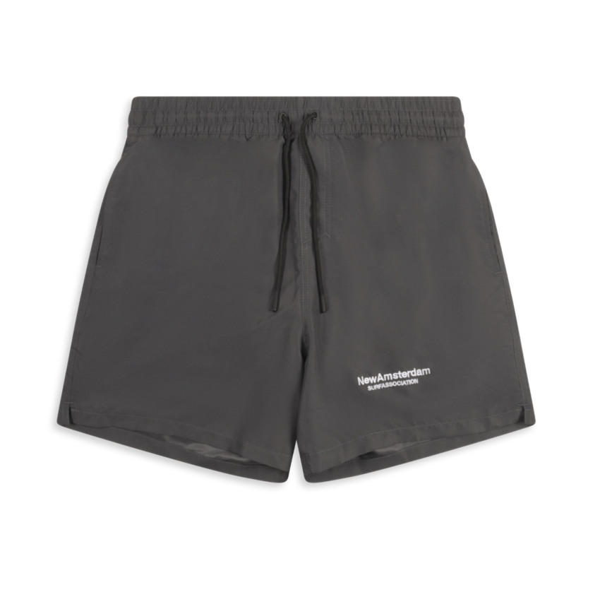 New Amsterdam Surf Association  Logo Board Short Charcoal