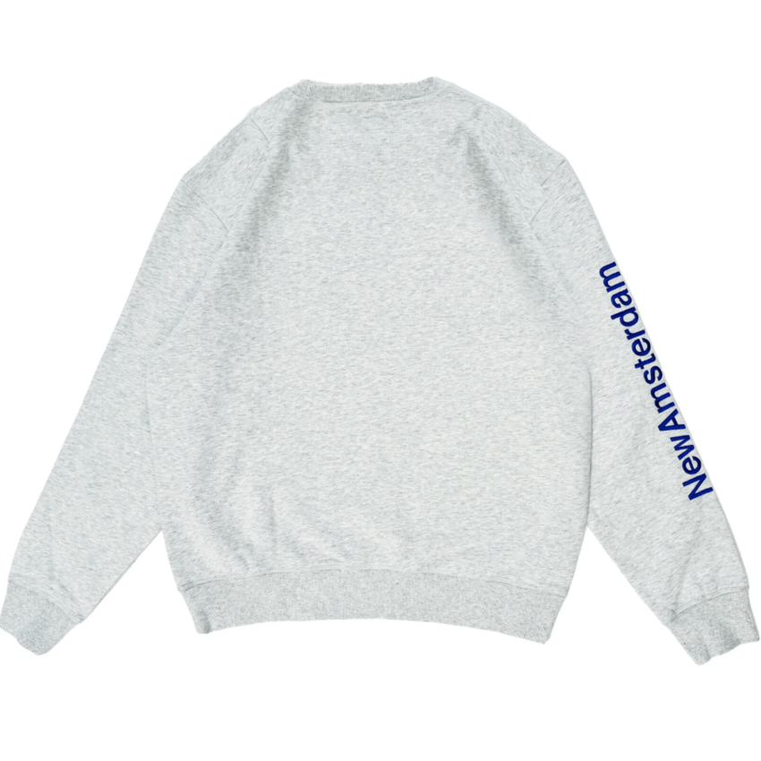 New Amsterdam Surf Association  Logo Crewneck Ash/Blue