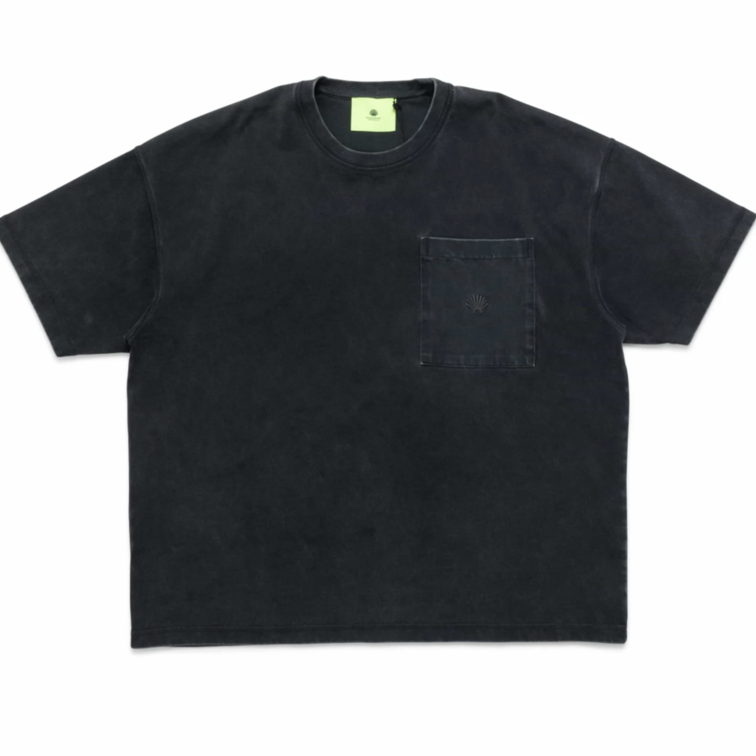 New Amsterdam Surf Association  Wax Tee Washed Black