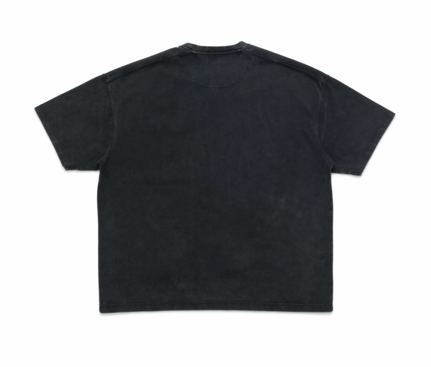 New Amsterdam Surf Association  Wax Tee Washed Black