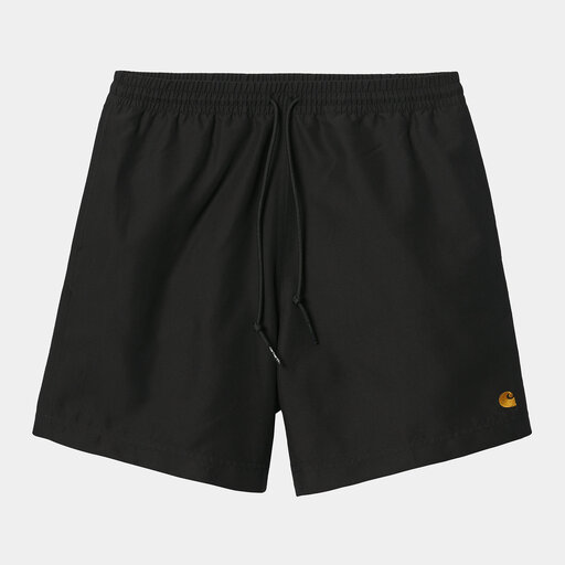 Carhartt WIP Chase Swim Trunk Black/Gold