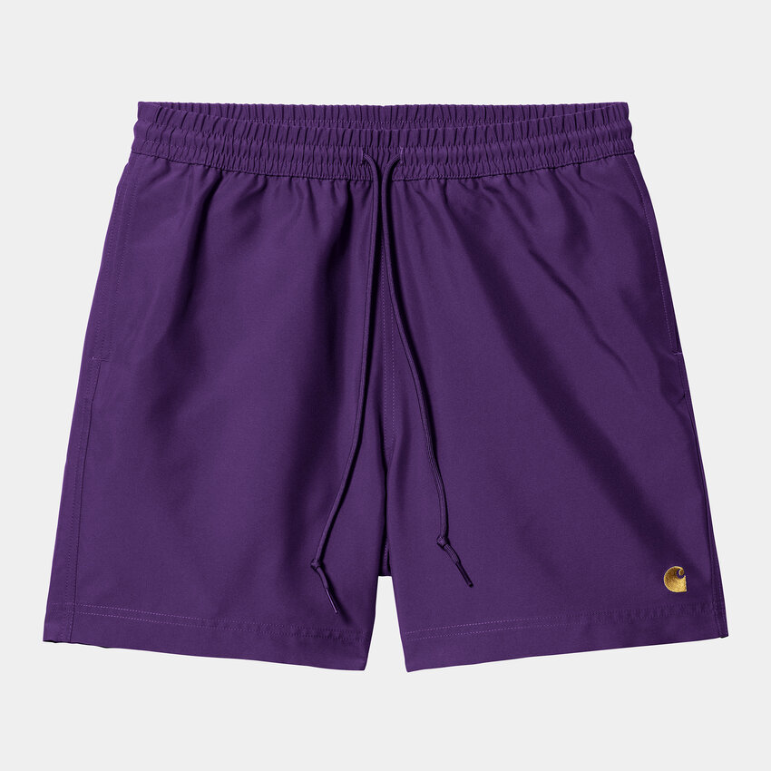 Carhartt WIP Chase Swim Trunk Tyrian/Gold