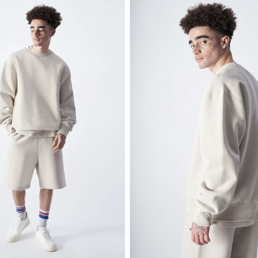 Champion Reverse Weave Reverse Weave Crewneck Sweatshirt Sand