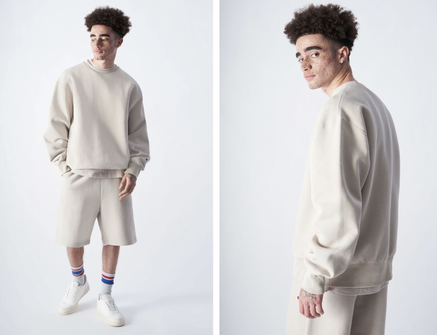 Champion Reverse Weave Reverse Weave Crewneck Sweatshirt Sand