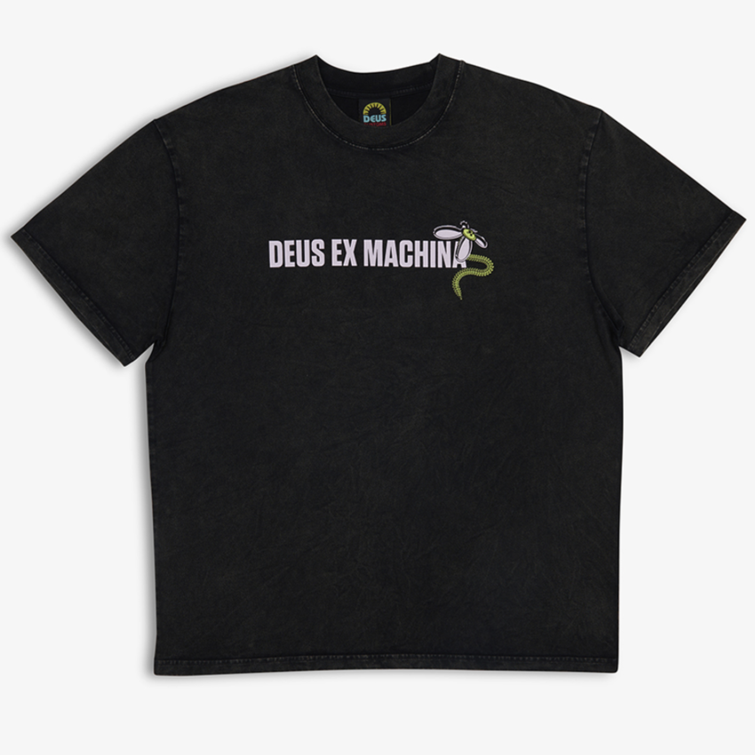 Deus Ex Machina Surf Shop Tee Anthracite