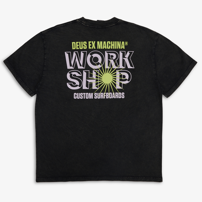 Deus Ex Machina Surf Shop Tee Anthracite