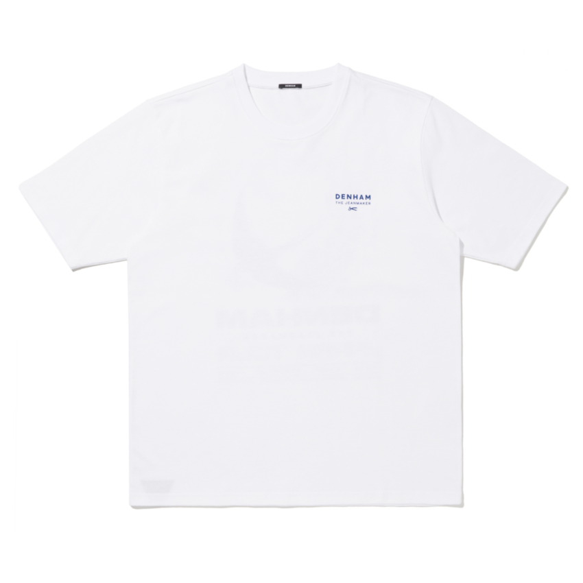 Denham Swallow Flyer Relax Tee HCJ White