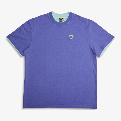 Deus Ex Machina Double Up Tee Deep Blue