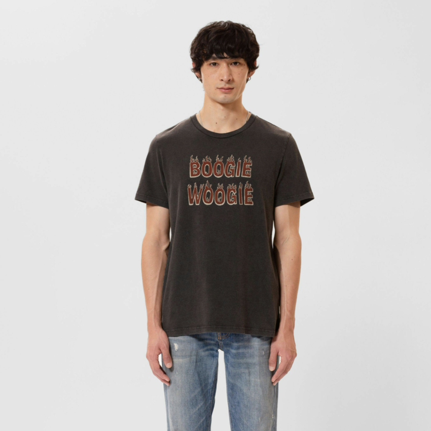 Nudie Jeans Roy Boogie T-Shirt Antracite