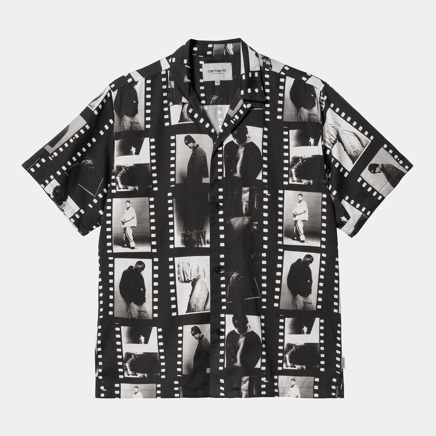 Carhartt WIP S/S Photo Strip Shirt Black/White