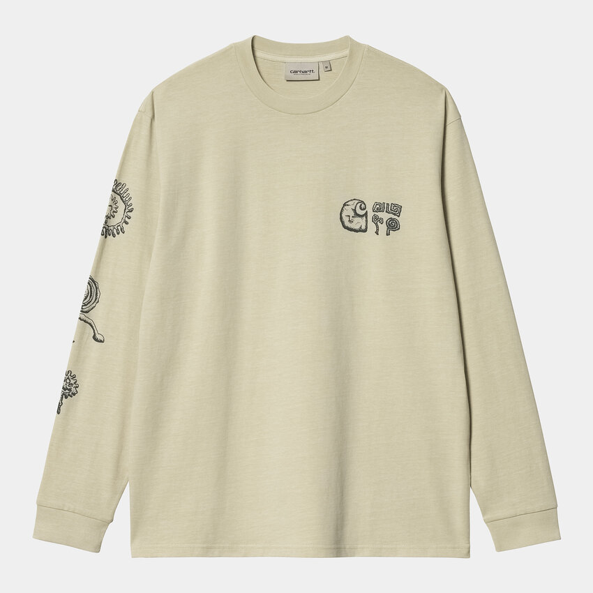 Carhartt WIP L/S Mimetolith T-Shirt Beryl/Flint