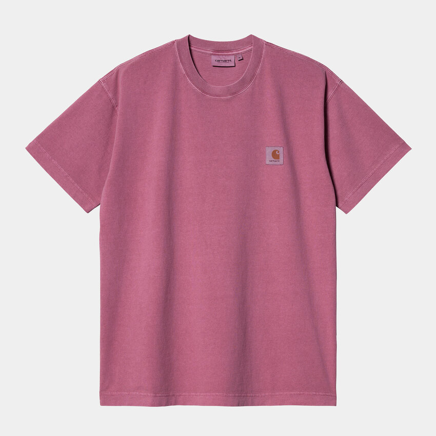 Carhartt WIP S/S Nelson T-Shirt Magenta Garment Dyed