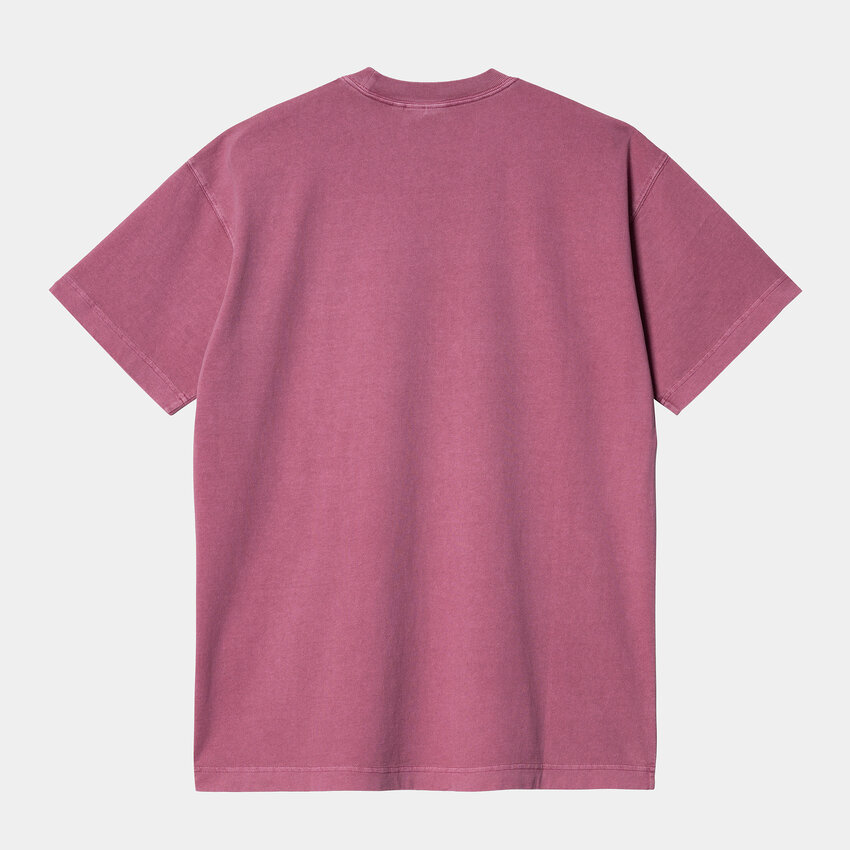 Carhartt WIP S/S Nelson T-Shirt Magenta Garment Dyed