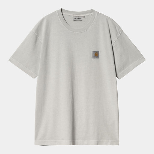 Carhartt WIP S/S Nelson T-Shirt Sonic SIlver Garment Dyed