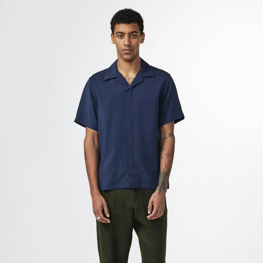 NN07 Hank SS Shirt 5971 Navy Blue